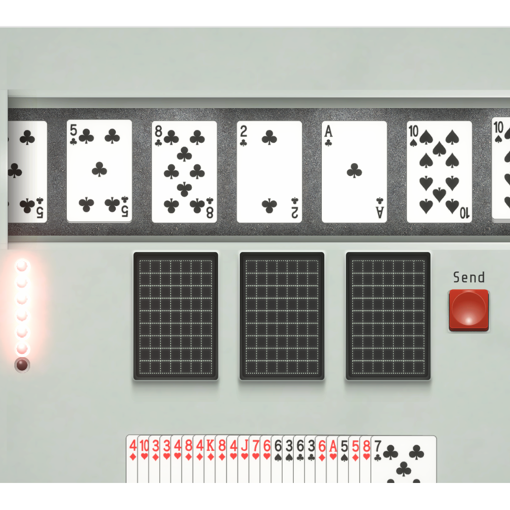 Screenshot of a virtual card-game